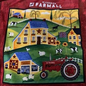 Sewing panels fabric NEW each panel 1 yard farmhouse farming tractors